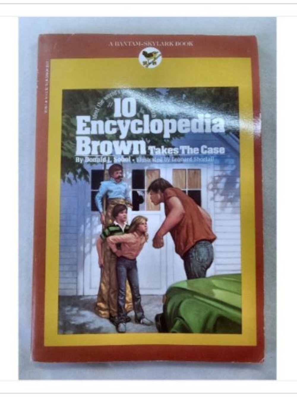 Encyclopedia Brown Takes the Case Donald J. Sobol 1988 Reprint Paperback Book